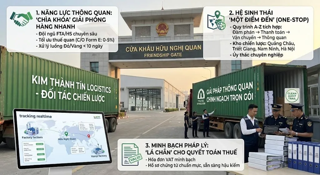 Kim Thành Tín Logistics - Đối tác chiến lược của doanh nghiệp Việt